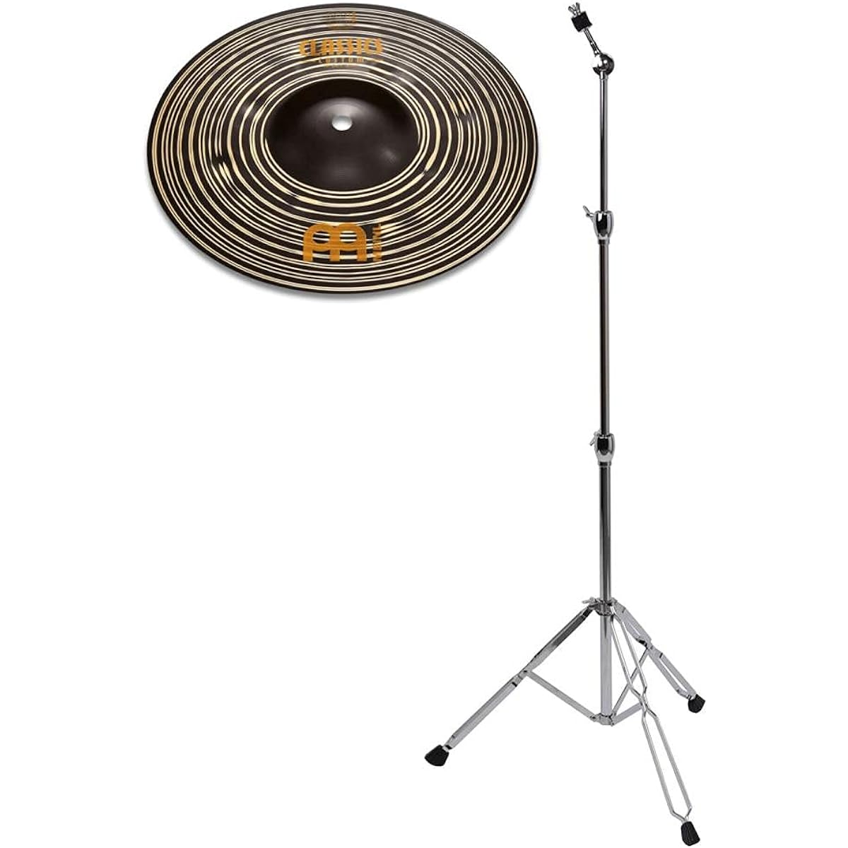 [For Cajon] MEINL CC10DAS + CS-01 Splash Cymbal + Cymbal Stand Set