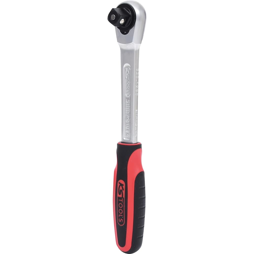 KS TOOLS 1/2" SlimPOWER Reversible Ratchet 72 Teeth 920.1290