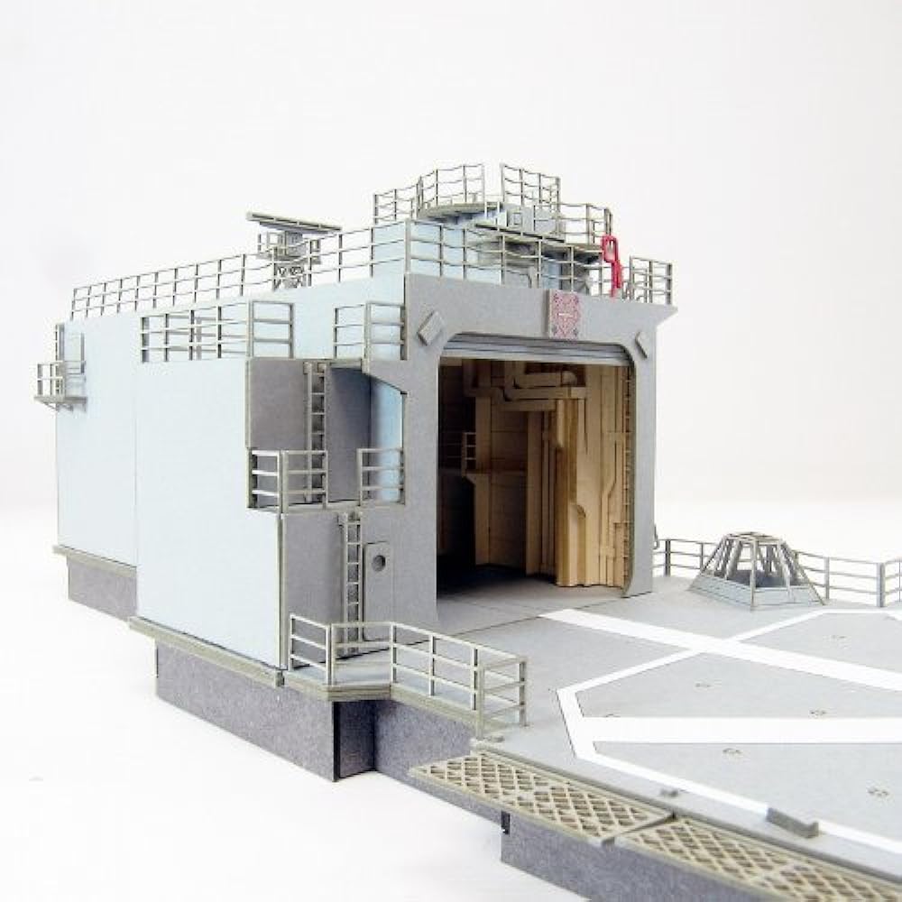 Sankei 1/144 Hatsuyuki type DD helicopter deck MK08-09 paper craft
