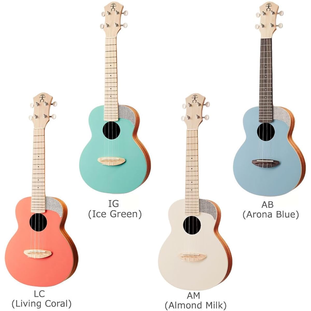 aNueNue UC10 BA Concert Ukulele Pantone Color Series Pastel Colors aNueNue