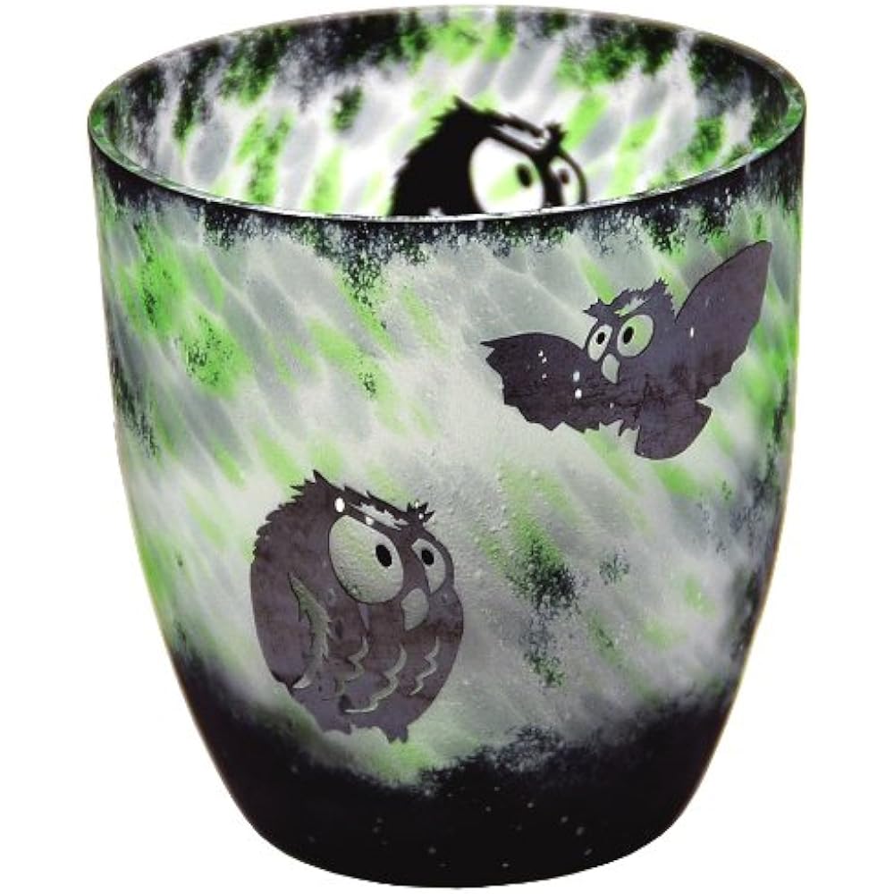 Joetsu Crystal Glass Tsukiyono Kobo Curved Glass Dog 05W-098