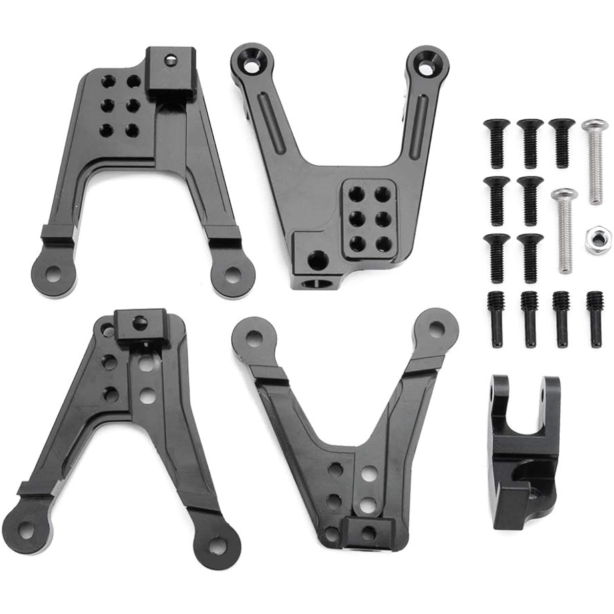 4pcs Rear & Front Shock Mount Lift Shocks for Axial SCX10 II 90046 RC Crawler