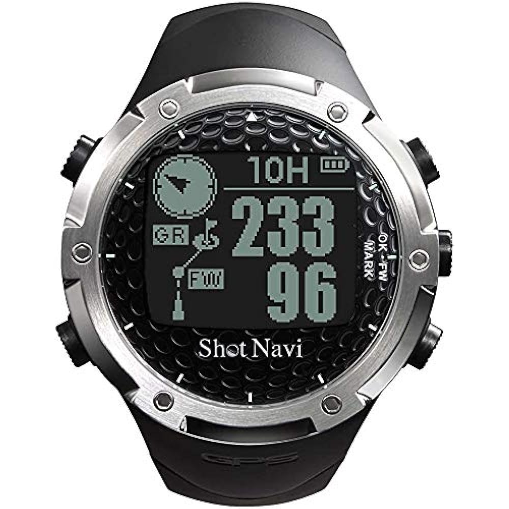 Shot Navi Golf Navi GPS Wristwatch Type Black Recommended by the Japan Professional Golf Association SN-W1-FW