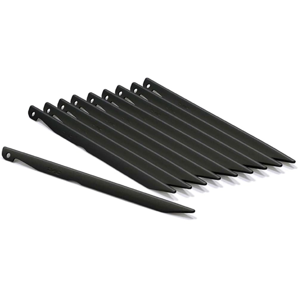 PuroMonte Outdoor Camping Tent Peg Set of 10 Aluminum Color Pegs