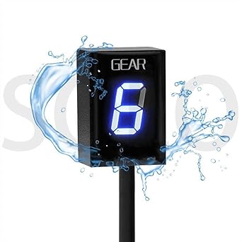 Speed Display Meter Motorcycle Gear Indicator Plug Mount 1-6 Speed for Honda CB500X NC750X CBR600RR CBR650F CB600F Hornet CB500F CB400X CB400SF