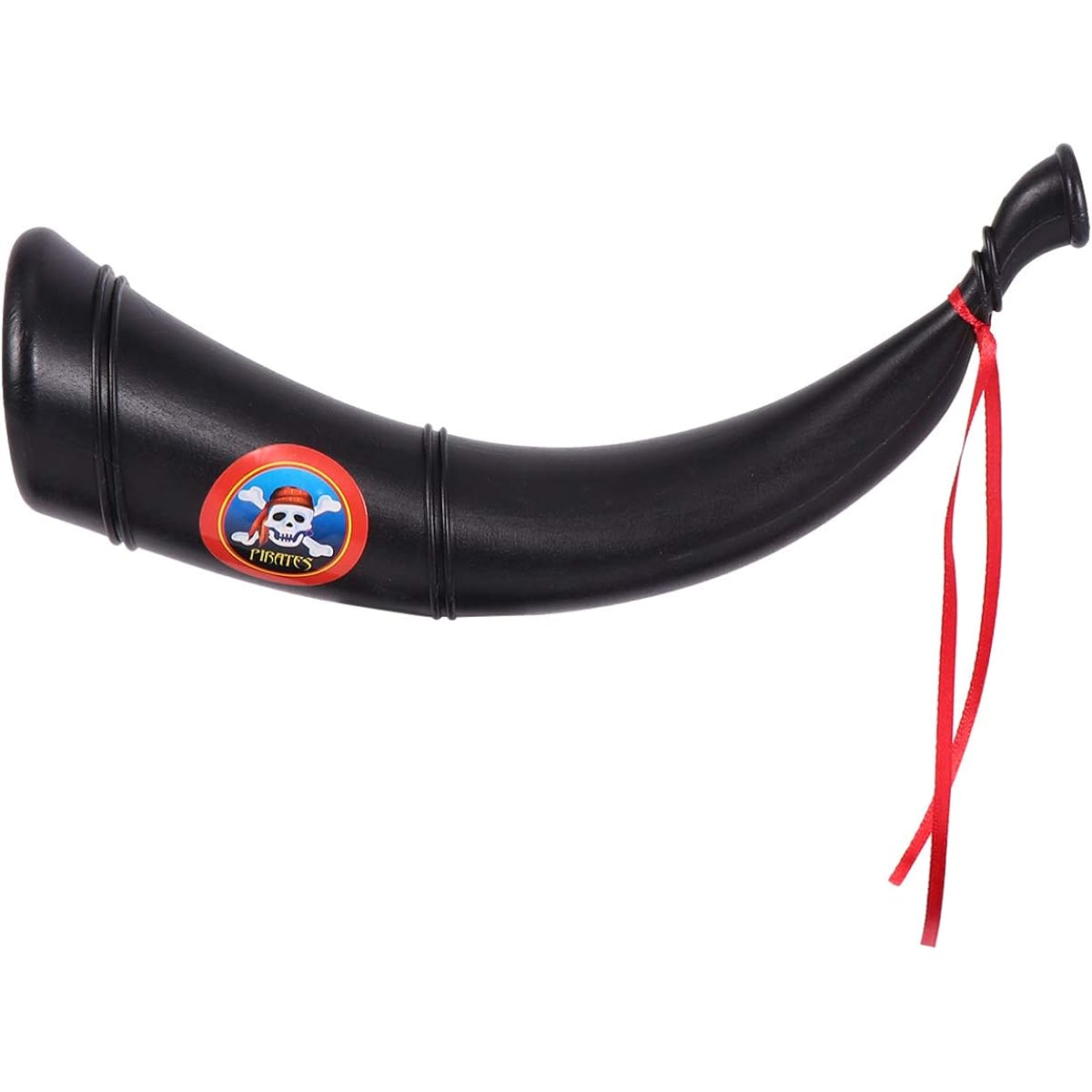 NUOBESTY Viking Drinking Horn, Real Viking Blow Horn, Pirate Roar, Winding Blowing Toy for Halloween/Kids Party, 4pcs