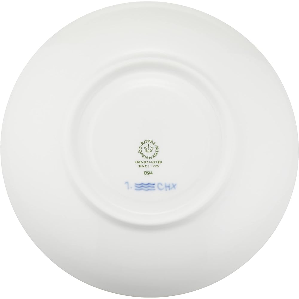 Royal Copenhagen Plain Cup & Saucer High Handle (S) 1-101-092