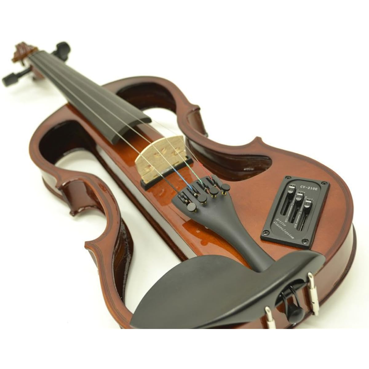 Carlo Giordano electric violin natural brown