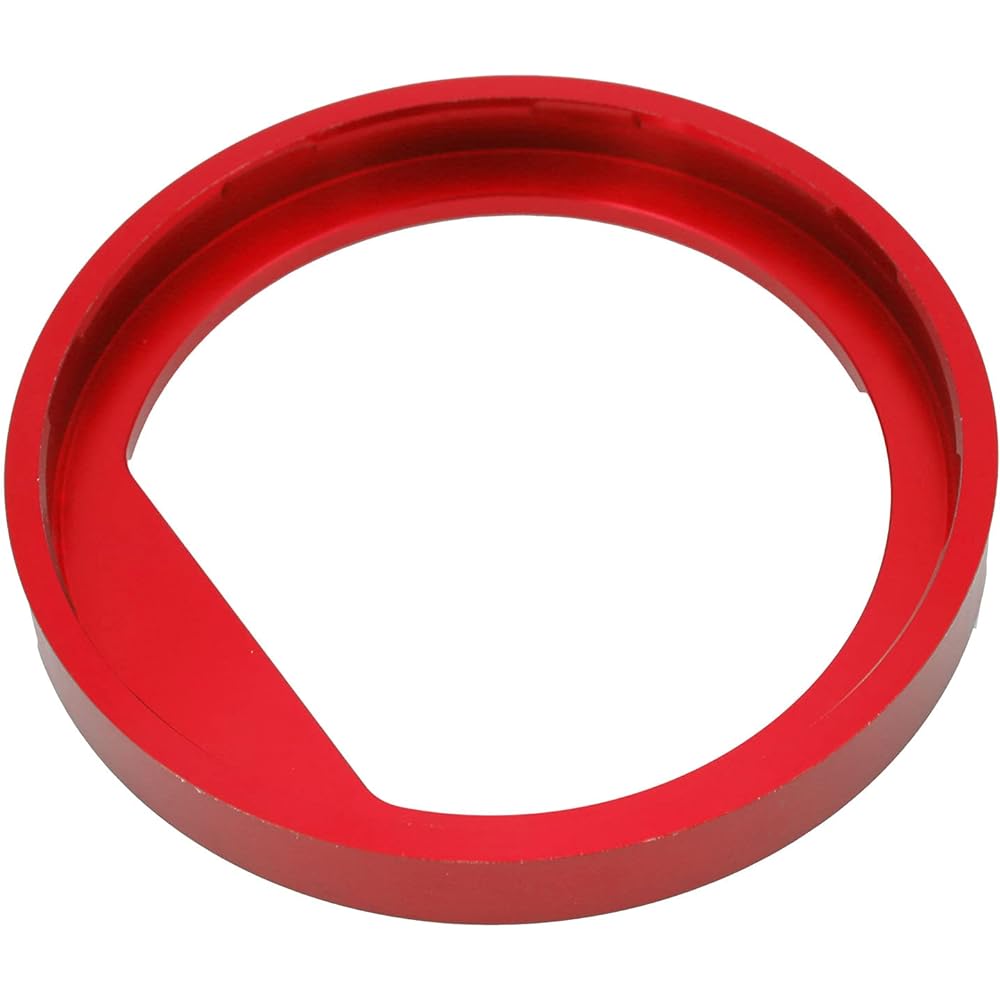 Fydun Front Dashboard Speedometer Gauge Bezel Trim Replacement for Polaris RZR570 RZR 800 900 RZR 1000 -BLK(Red)