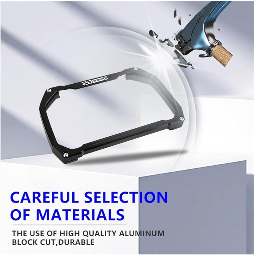 Motorcycle Instrument Frame B&mw GS R1250GS R1200GS Adventure LC ADV Meter Frame Cover TFT Anti-Theft Screen Protector CNC Instrument Guard (Color : 1)