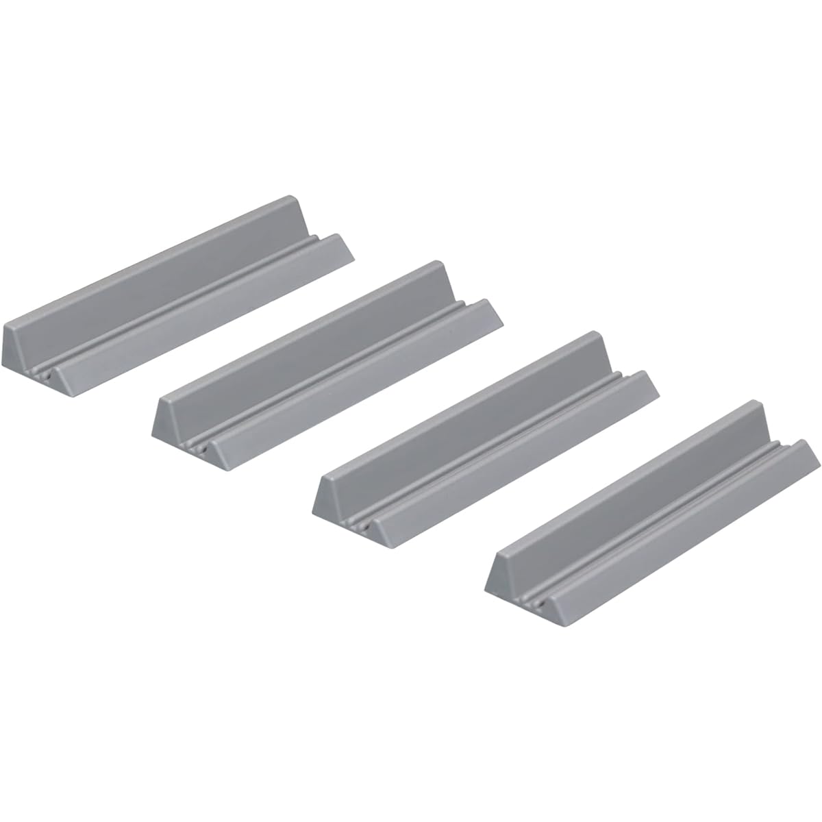 GameTamer Mini Holder for Scrabble and Domino Tiles Connects to a Larger Card Rack and Token Tray to Display Your Playing Cards (Card Connectors - Set of 4, Castle Gray)