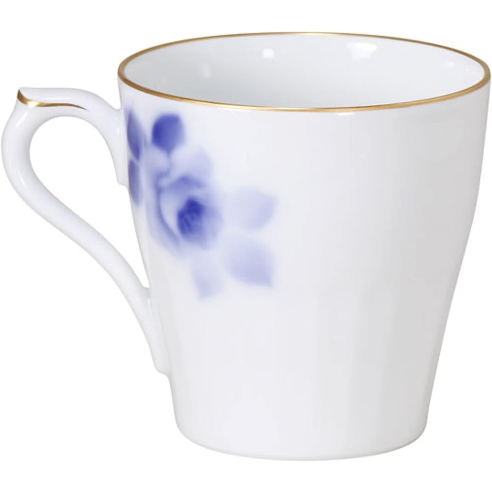 Okura Toen <Direct store only> Blue Rose Mug/Small Plate Set 114CCS/8011AR