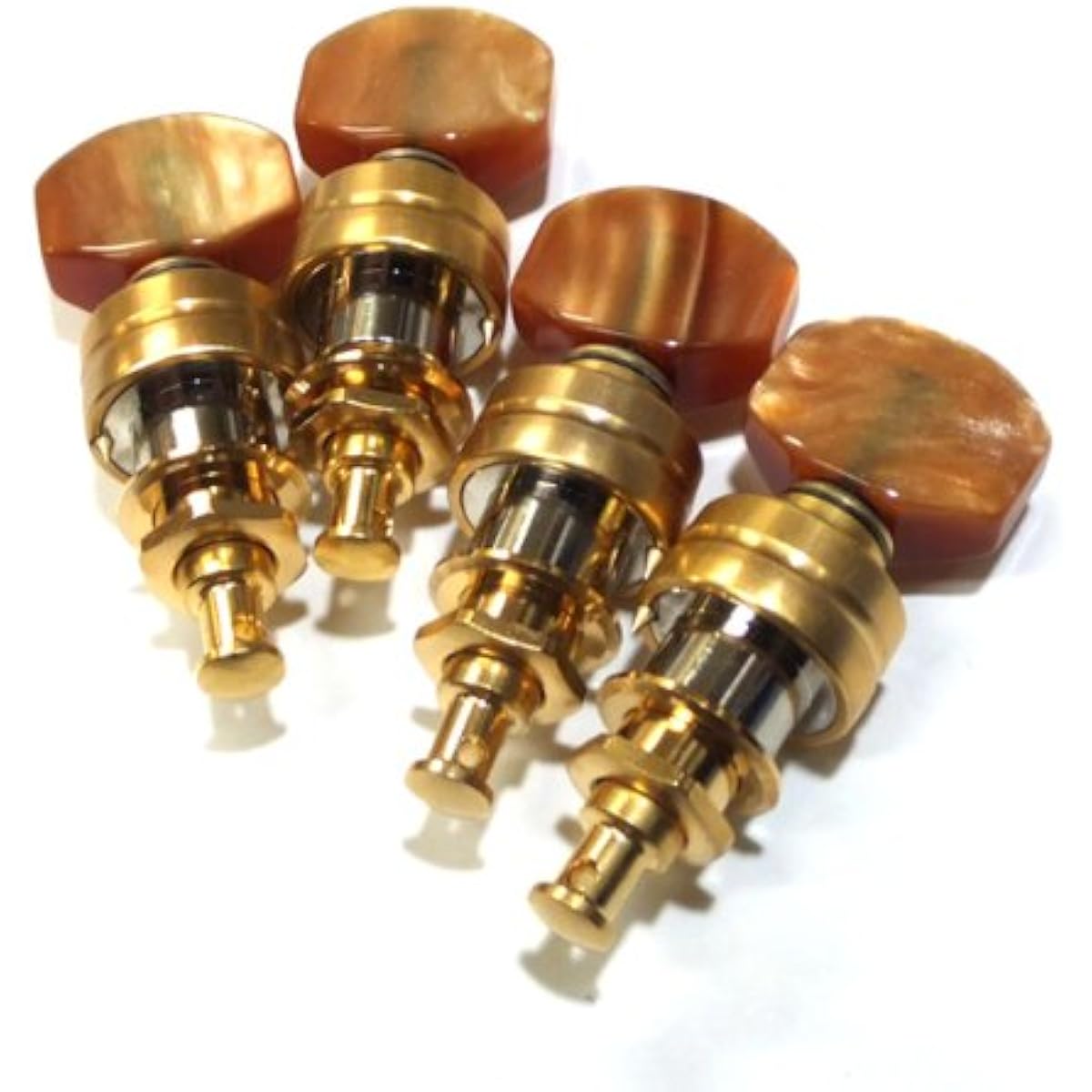 Goto Ukulele Peg GOTOH UPT UB8 GG Gold [Brown Button/G] [Ebi Original Pick Included]