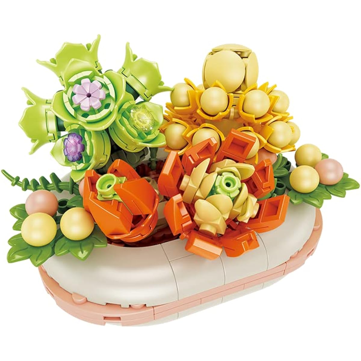 Succulent Flower Building Blocks