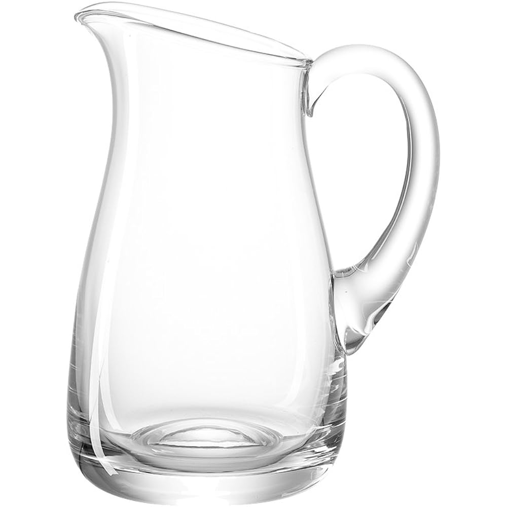 LEONARDO Pitcher Clear Size: 12.5 x 9.5 x 16.5cm Jug 0,5l Giardino 010236 4 pieces