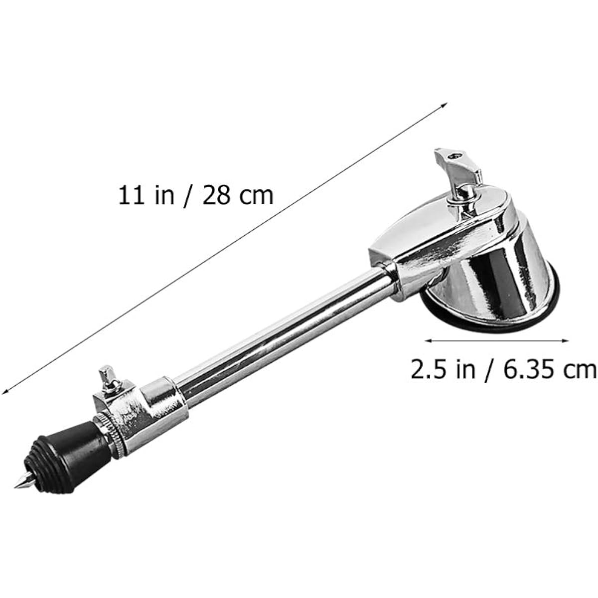 ARTIBETTER Drum Spurs Leg Professional Kick Drum Support Stand Bracket Non-Slip Drum Feet Holder Replacement Part Lower Instrument Accessories