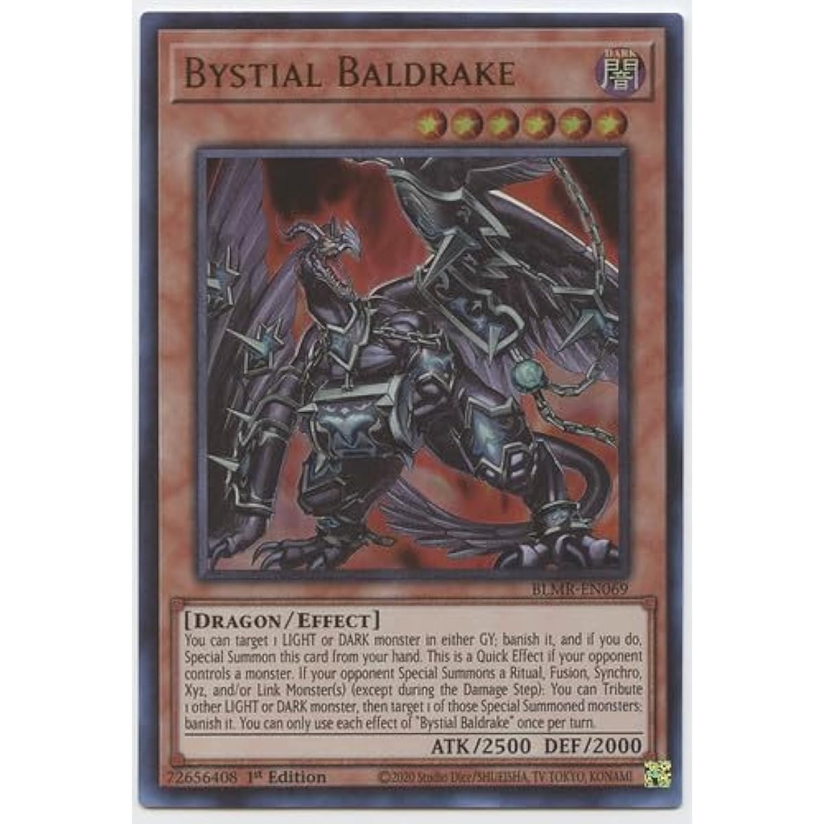 Bystial Baldrake - BLMR-EN069 - Ultra Rare - 1st Edition.