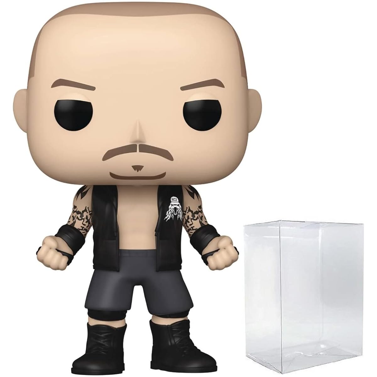POP WWE: Randy Orton (RKBro) Funko Pop! Vinyl Figure (Includes Compatible Pop Box Protector Case), Multicolor, 3.75"