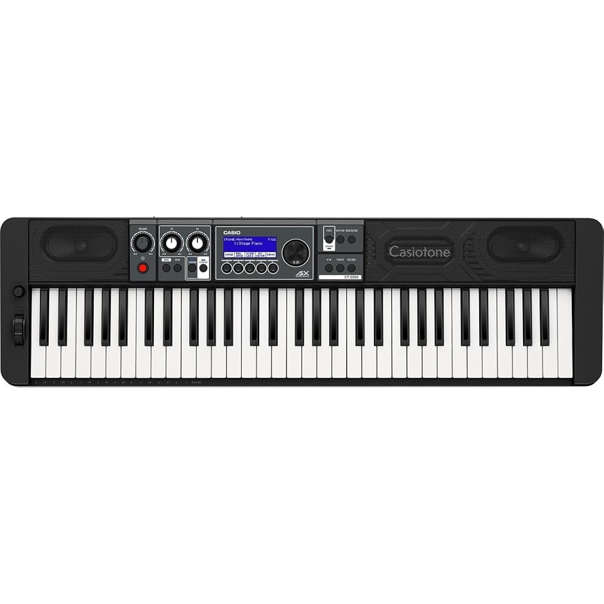 Casio electronic keyboard Casiotone CT-S500 (black) 61-key standard keyboard with touch response