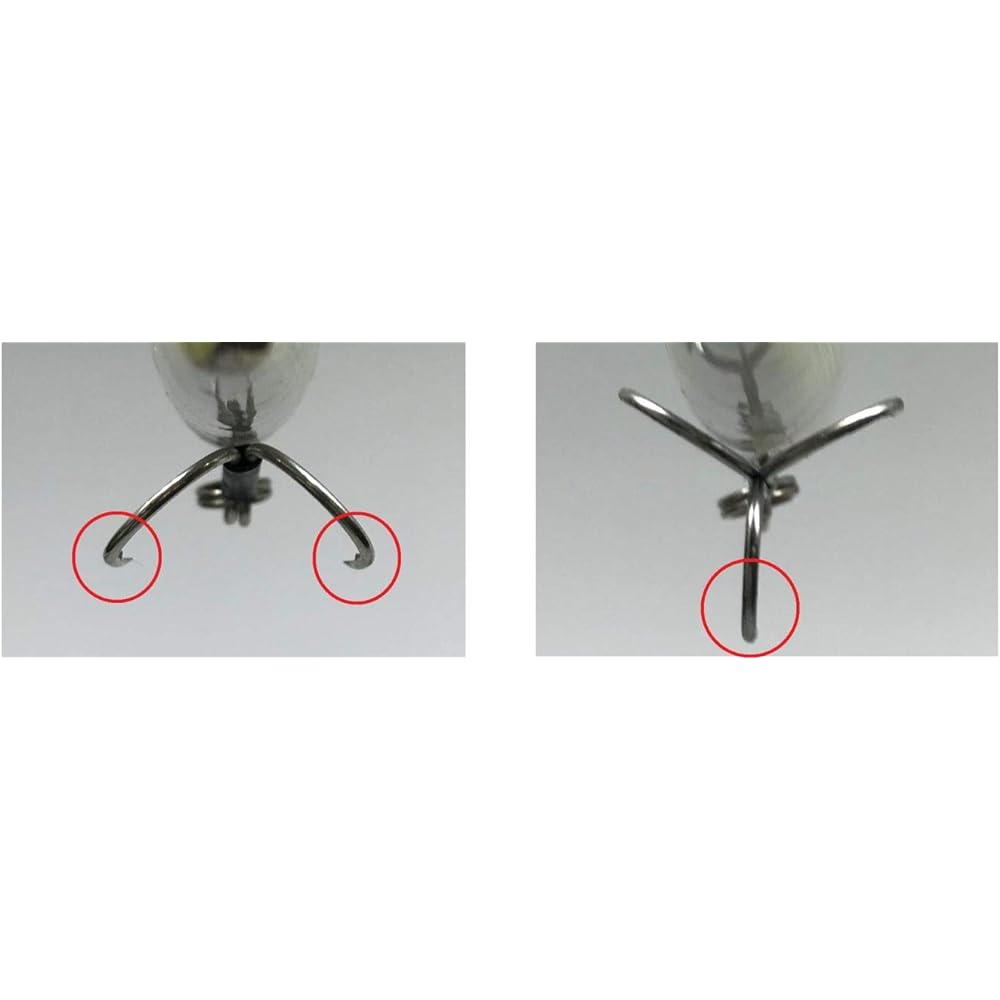 Gamakatsu Treble Hook Rose Twin RB-H Silver Limited 18 Pack