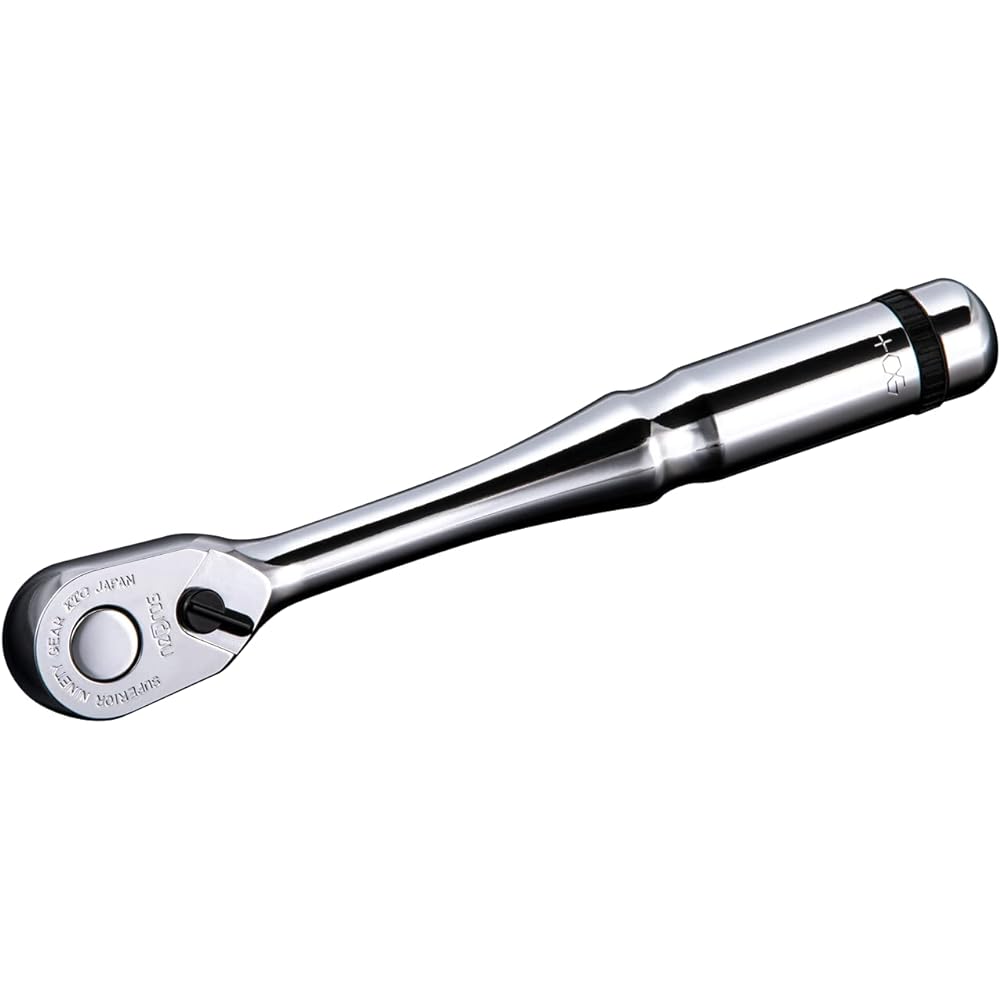Kyoto Machinery Tools (KTC) Nepros 9.5sq. Ratchet Handle NBR390A Silver