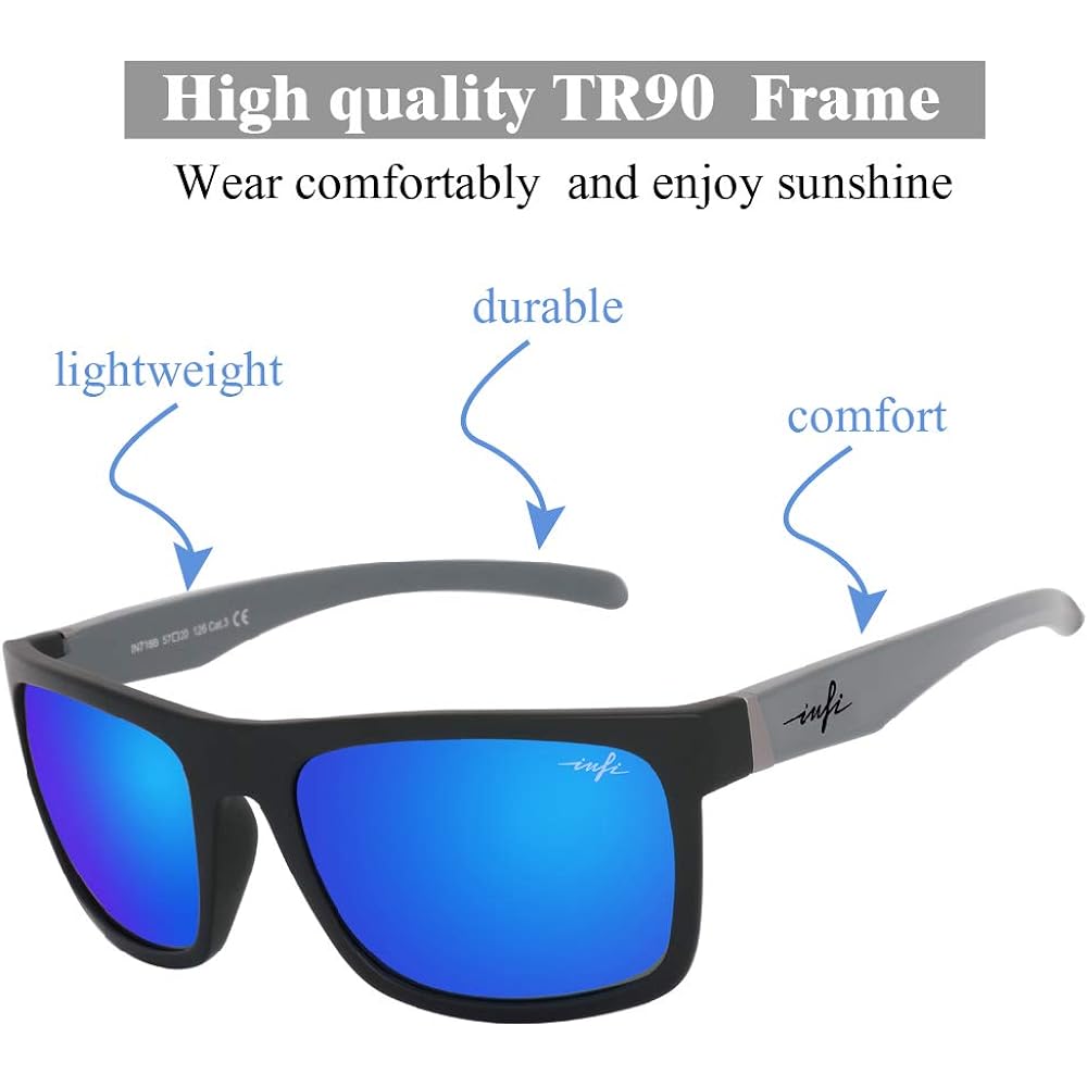 Polarized Sunglasses Sea Fishing Driving Sports Running UV Protection Men's Women's Mirror Lens Designer Model