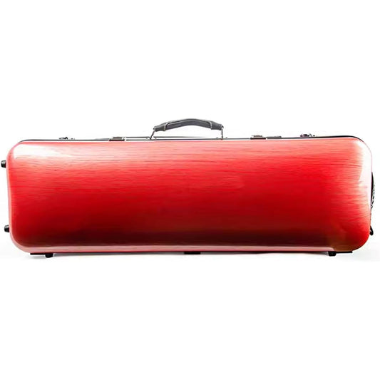 ard Case with Hygrometer, Portable Lightweight Violin Case Backpack Professional Handle, Violin Backpacks for Violinists Carbon Fiber, Protective 4/4 Violin Case, Comfortable Adjustable Straps, Waterproof and Rainproof Musical Instrument Accessories, Red
