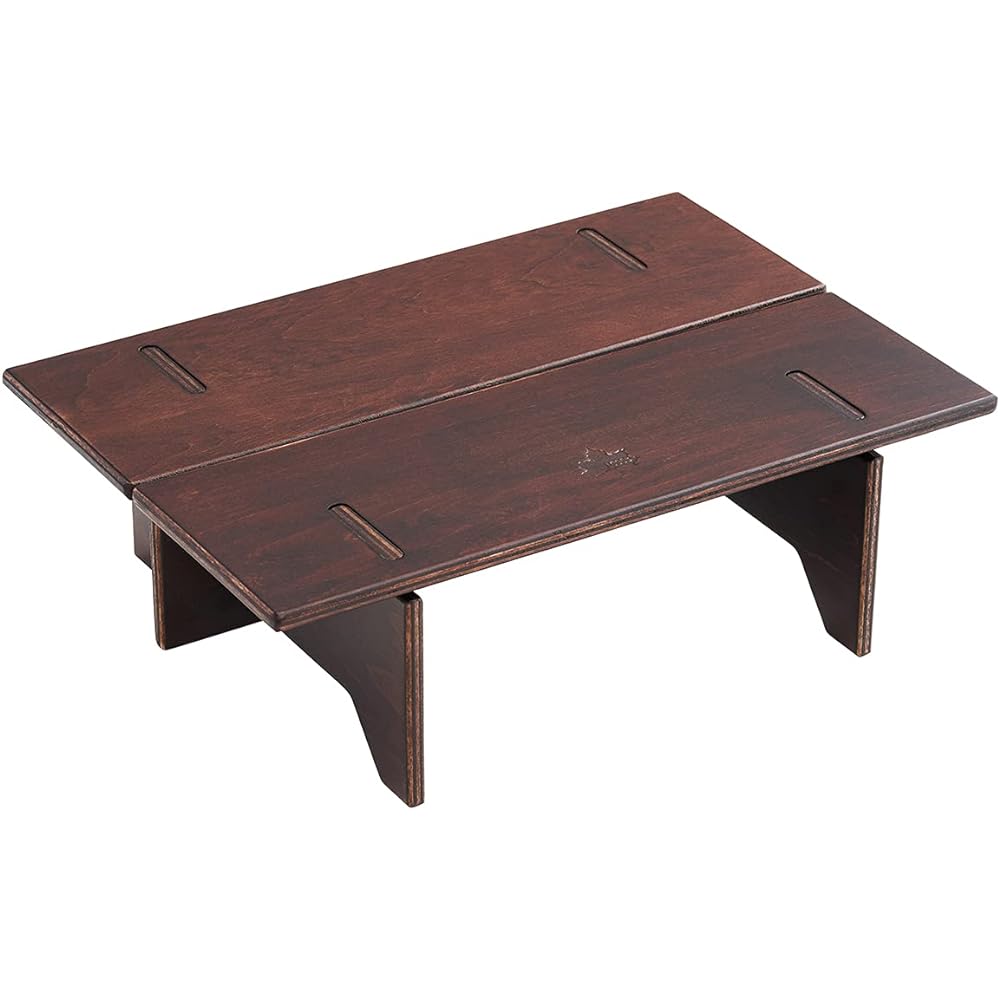 LOGOS Assem Wood Solo Table 73188059 Brown (approx.) Width 36 x Depth 25 x Height 11 cm