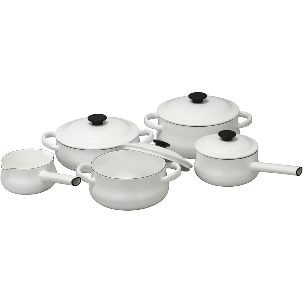 Noda Enamel Casserole Enamel Deep IH Compatible 25cm Made in Japan Rook LK-25T