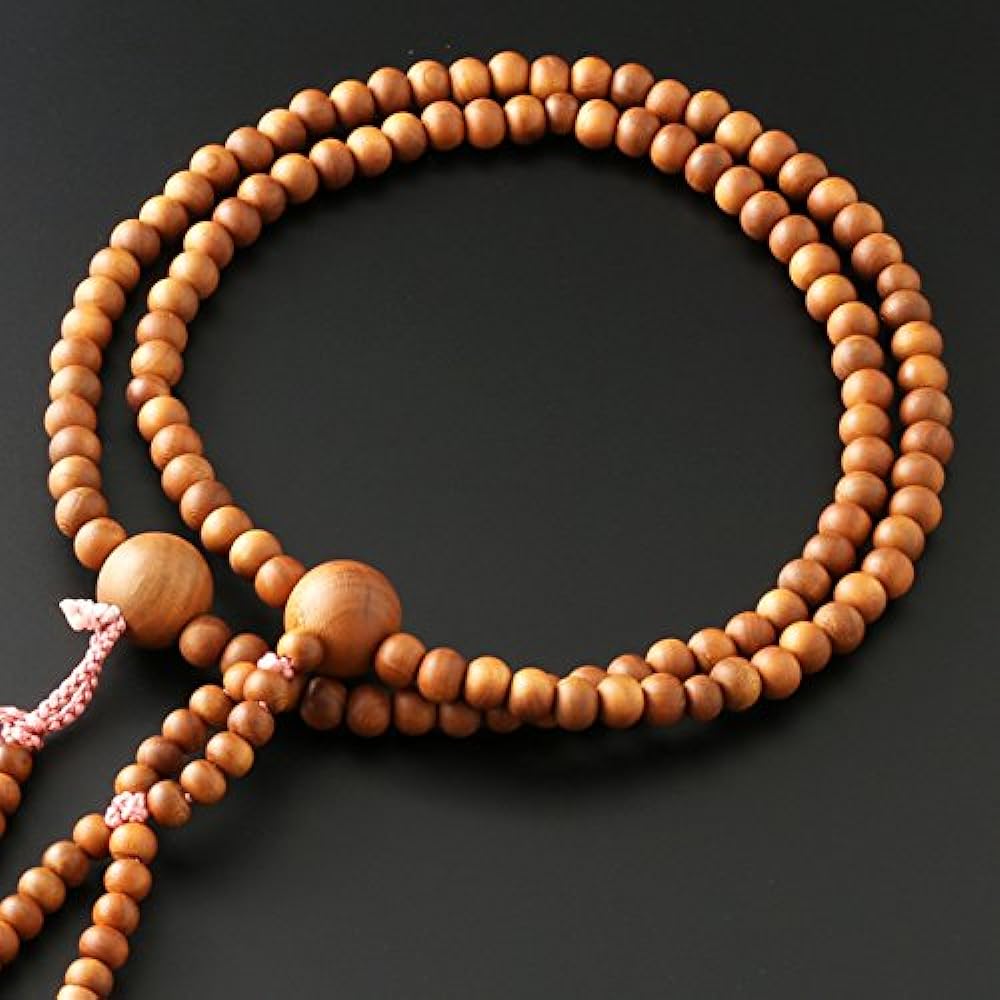 Kyoto Buddhist Altar Hayashi Prayer Beads Nichiren Sect Shak0 Sebai (For Women) Formal Official [Bead Bag Set] SW-052 Kyoto Prayer Beads