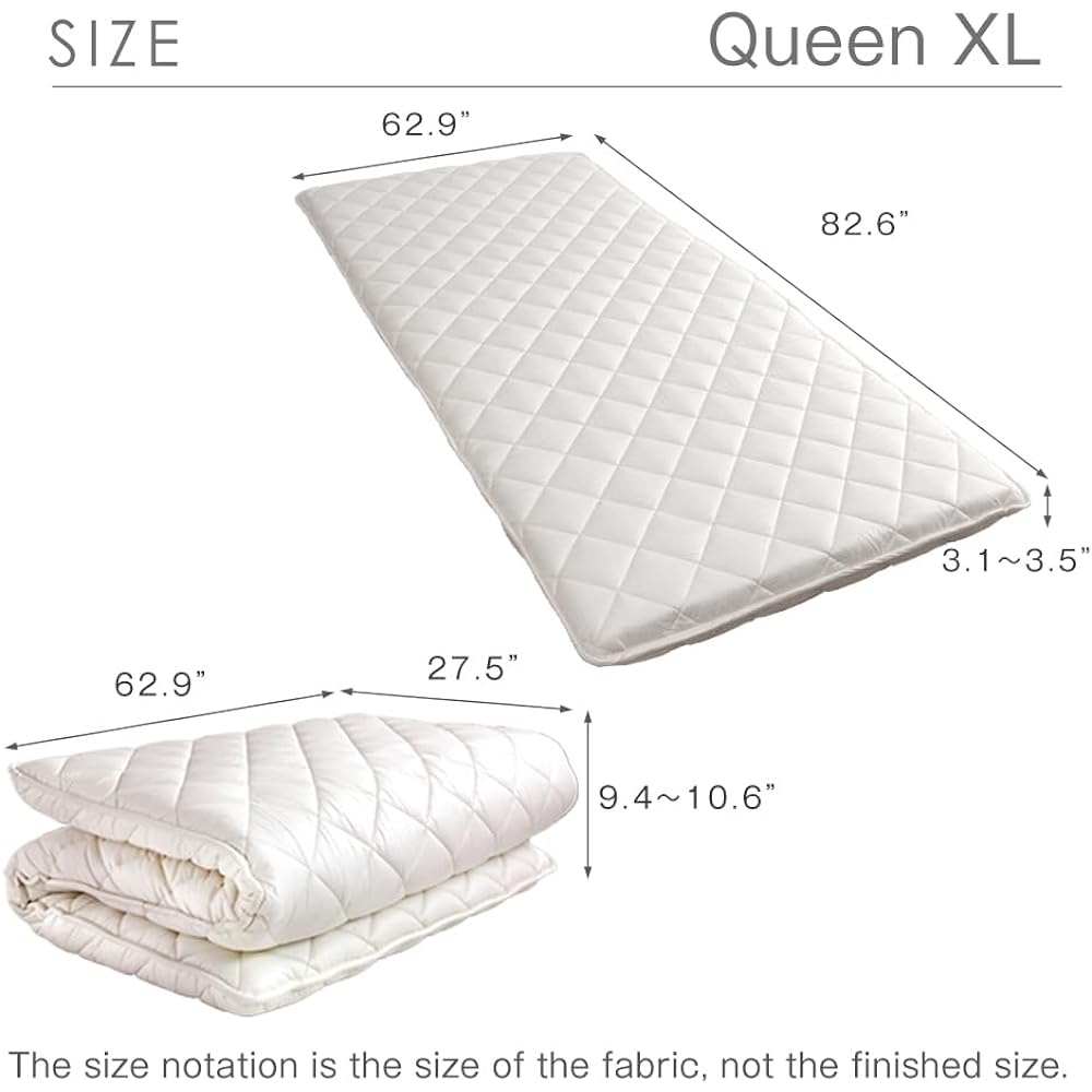 Tansu no Gen Futon, 3-layer Futon, Firm Cotton, Removable, Extra Thick, Washable, Made in Japan, Lightweight