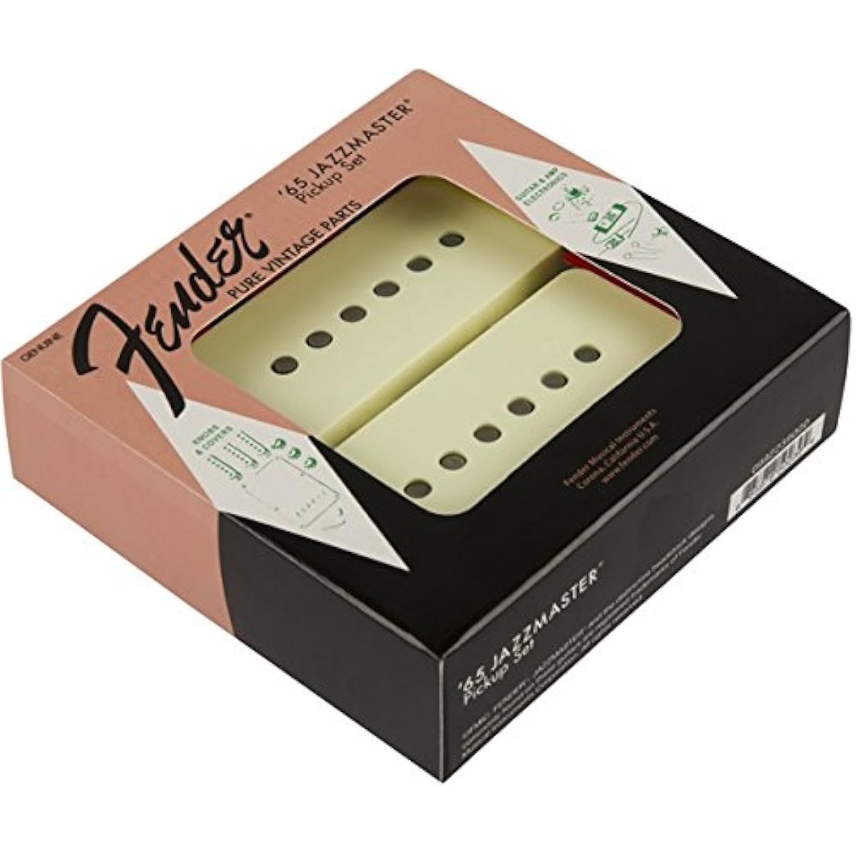 Fender Am Pure Vintage '65 Jazzmaster Pickup SET - 2-piece pickup set for Jazzmaster guitars (Parallel import)