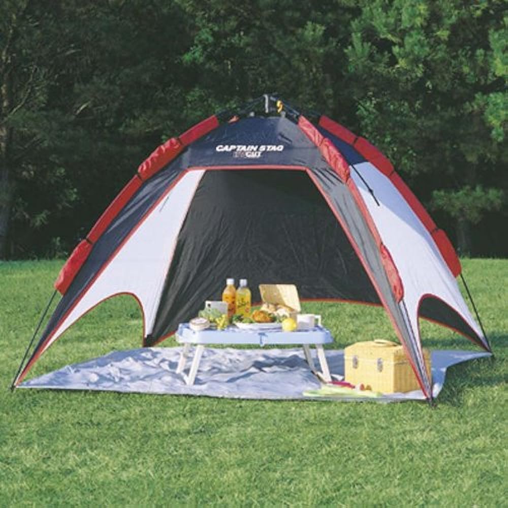Captain Stag Leone UV One Touch Shelter (BK) M-3130 [Parallel Import]