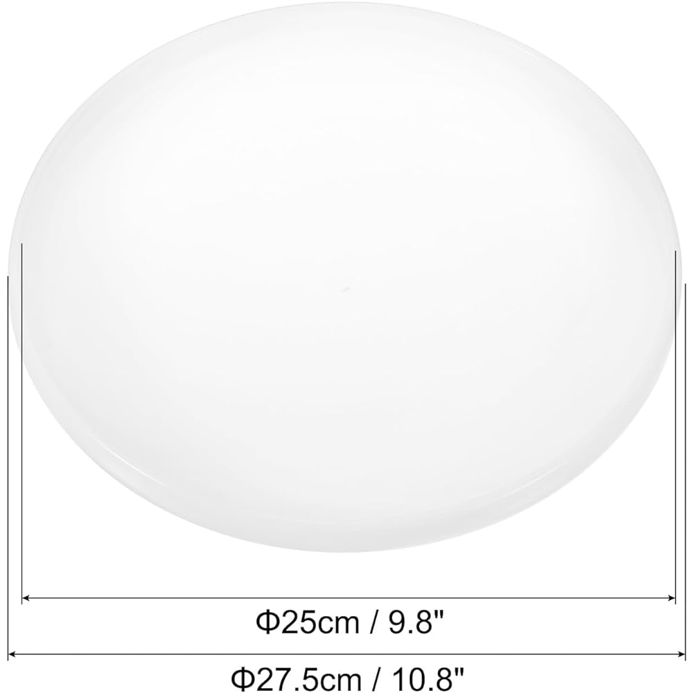 PATIKIL Flying Disc 10.8" 175g Backyard or Beach Sports Training Disc White
