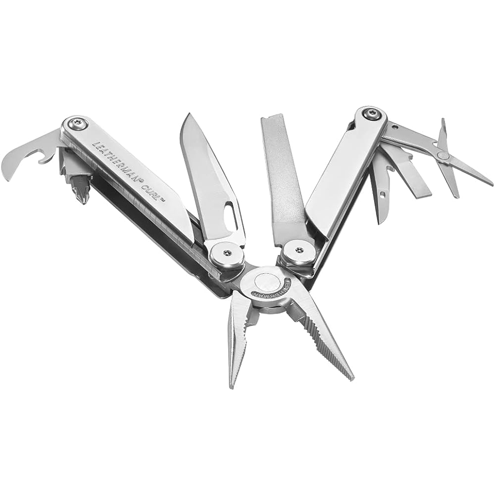 LEATHERMAN Multi Tool CURL Nylon Case with Pocket Clip [Genuine Japanese Product] 25 Year Warranty LTJ Mark Included