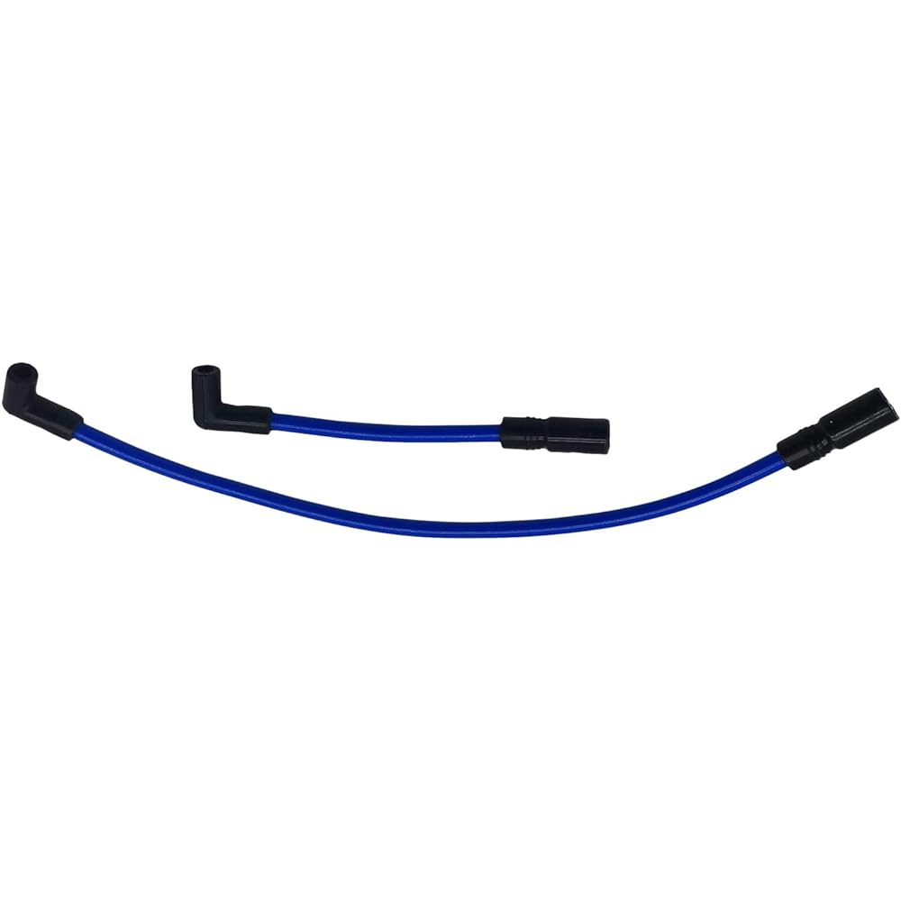 XtremeAmazing Blue 10.4mm Spark Plug Wire Set Harley-Davidson Big Twin FXD Dyna Softail
