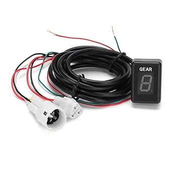 Speed Display Meter 1-6 Level Motorcycle Gear Indicator L with Digital Gear Meter for Yamaha YZF-R1 R6 XJR400 MT01 MT03 FZ8 FZ1 FZ6 XJ6