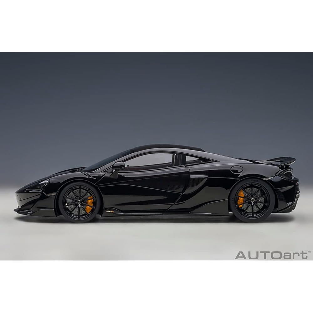 AUTOart AUTOart 1/18 McLaren 600LT Black/Carbon Roof Finished Product 76081