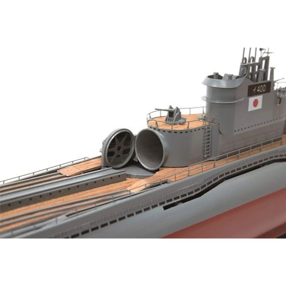 Woody JOE 1/144 Japanese Special Submarine I-400 Wooden Model Assembly Kit 4560134351684