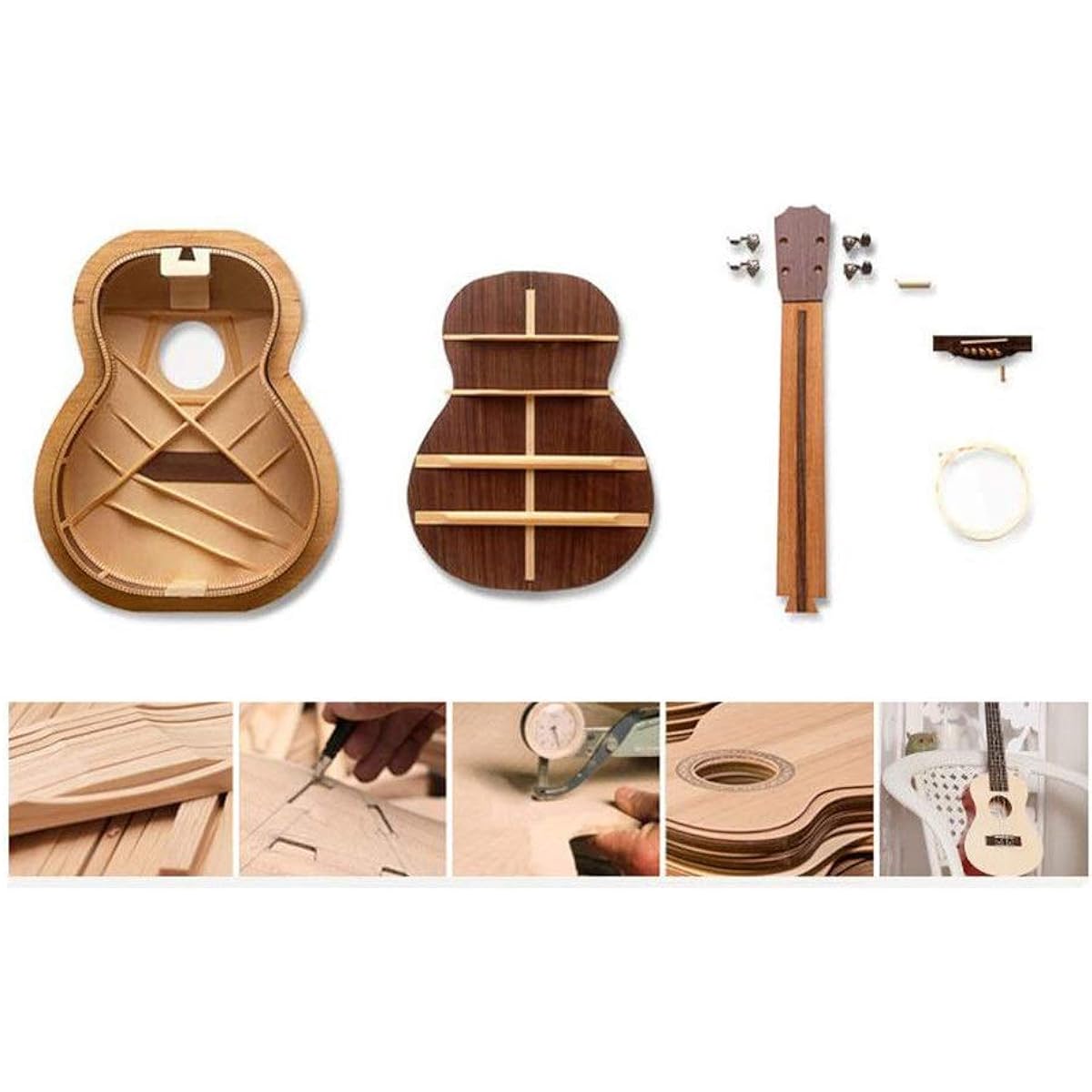 Ukulele 23 Inch Concert Ukulele Uke Hawaii Kids Guitar Gig Bag Pickup Tuner and 1 Extra String for Children Students Beginners with Ukulele Bag (Color: Purple, Size: 23 inches)