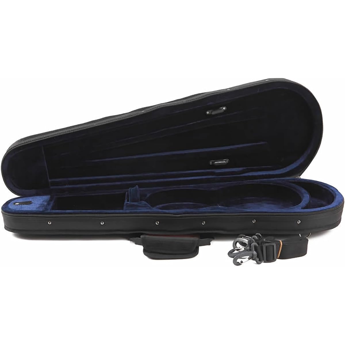 Violin Case Lightweight Carrying Handle Thick Fabric Violin Grand Piano Case (Color: Black, Size: 3/4)