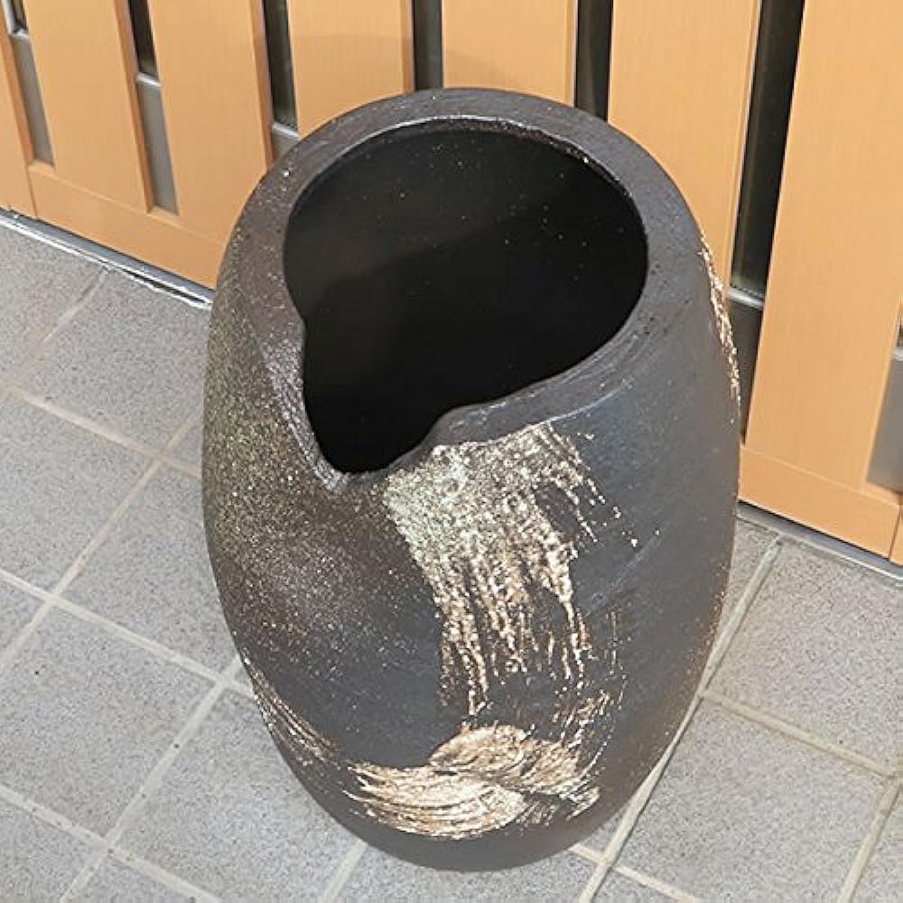 Shigaraki Ware Umbrella Stand Shigaraki Ware Hat Stand Ceramic Stylish kt-0058