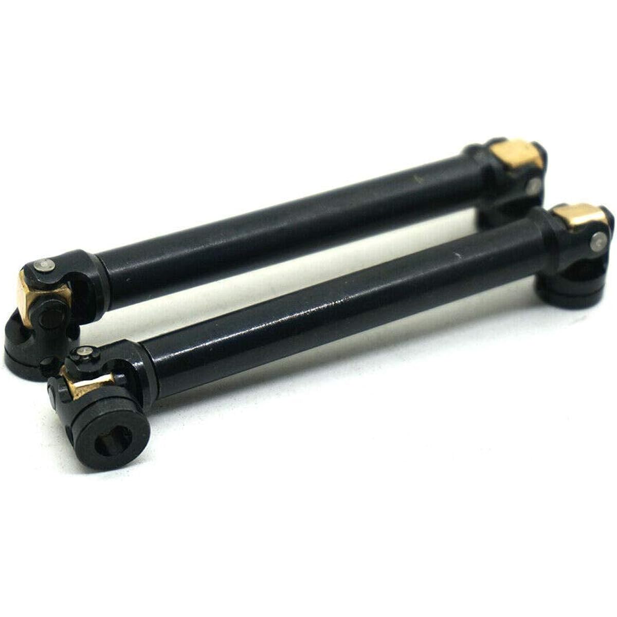 2pcs Stainless Steel Center Drive Shaft CVD Upgrade Parts for 1/10 RC Crawler Axial SCX10 RC4WD D90 Redcat Gen7 /Pro Crawler (110-158mm)