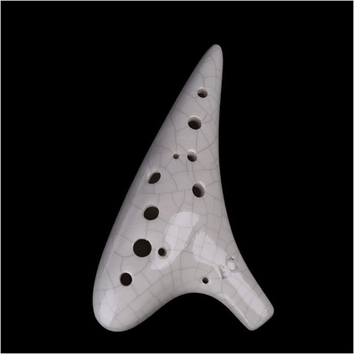Smoked Ocarina 12 Holes Alto/Treble C Tune Beginner Professional Playing Ocarina Xun Musical Instrument Ocarina Musical Instrument (Ac02)