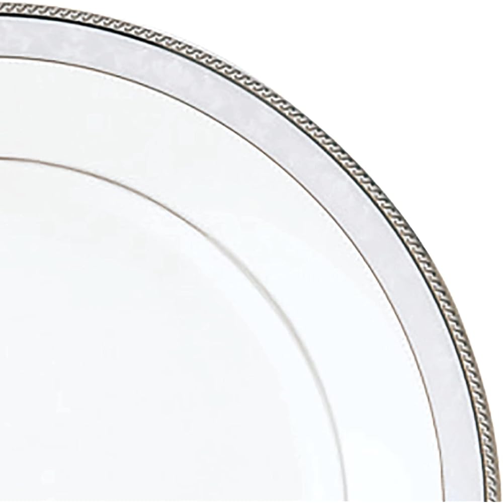 Noritake Plate Set 27cm 16cm Hampshire Platinum 27cm x 1 piece 16cm x 5 pieces Fine Porcelain PA9132/4336