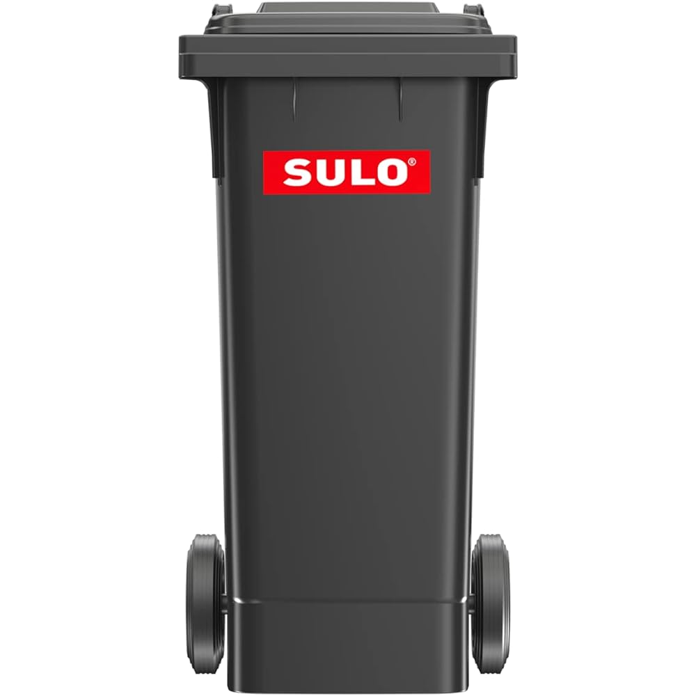 [Regular Imported Product] Made in Germany Trash Can (Dust Box) SULO 80L Gray (Equipped with Rubber Casters)