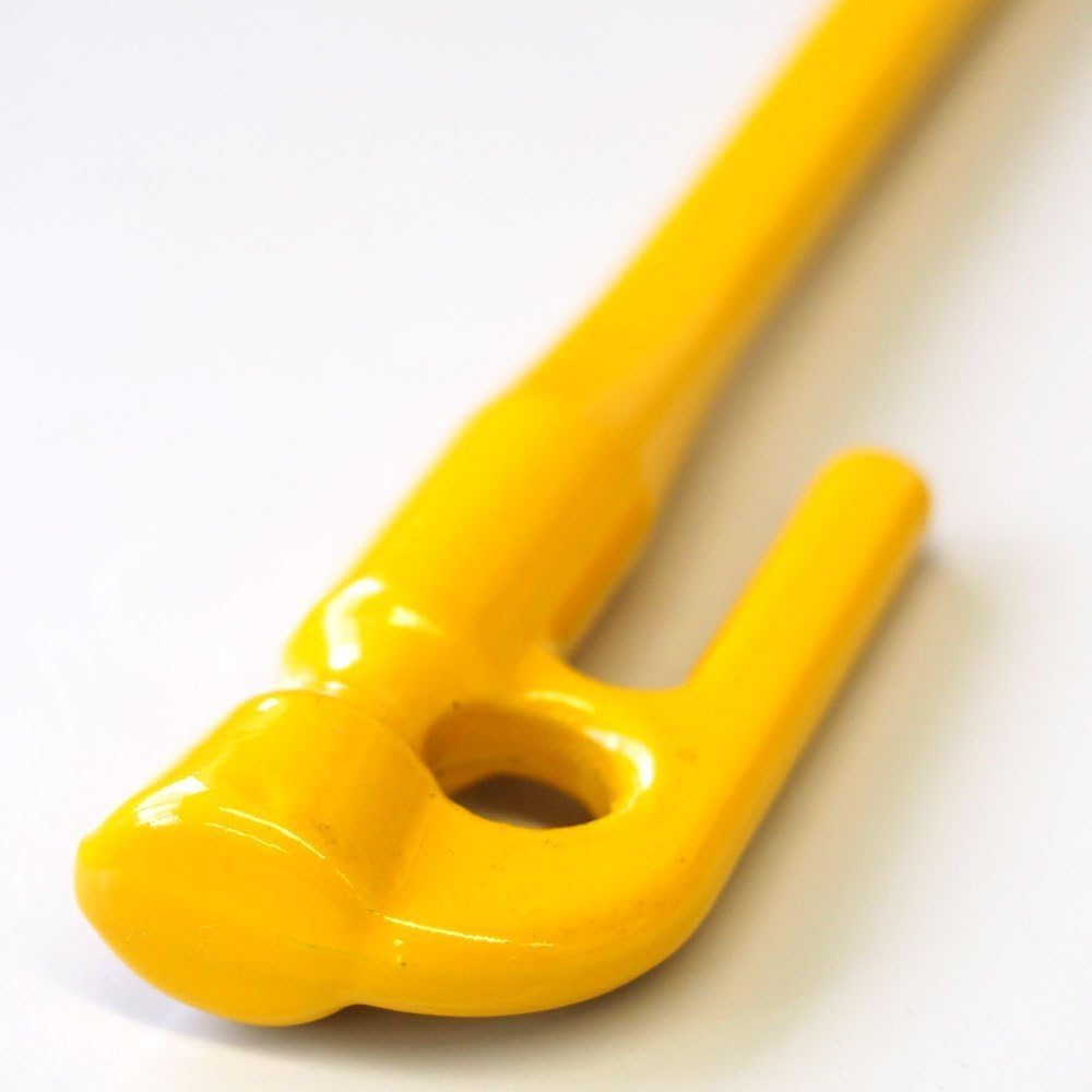ELLISSE Forged Peg Elisse Stake 28cm Yellow Powder Coated Set of 8 MK-280YL MADE IN JAPAN