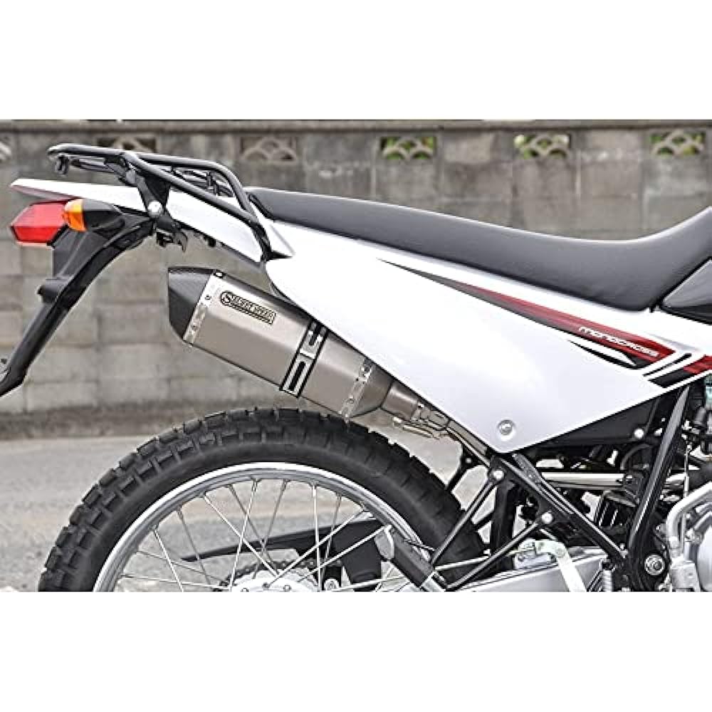 SECRET SPEED Yamaha XTZ125 Bike Muffler Dry Carbon Motard Deformed Slip-on SUS Stainless Steel Muffler ss-201-r01