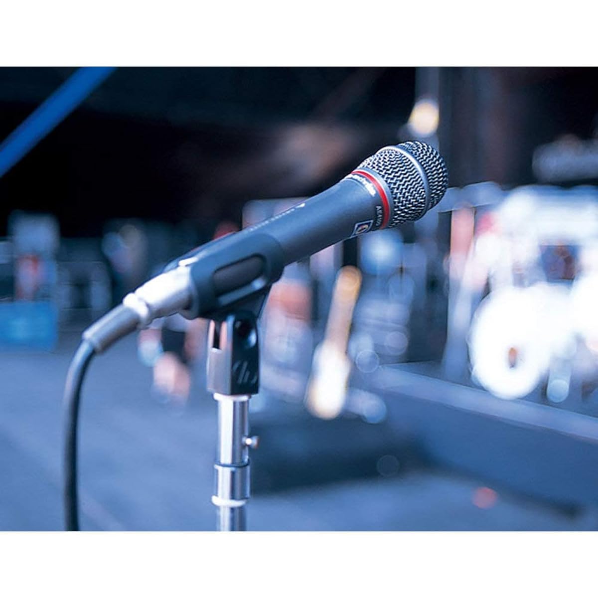 Audio Technica AE6100 Dynamic Microphone XLR Super Unidirectional Microphone Vocal Live DTM Microphone Holder Included Microphone Pouch Included [Domestic Genuine Product]