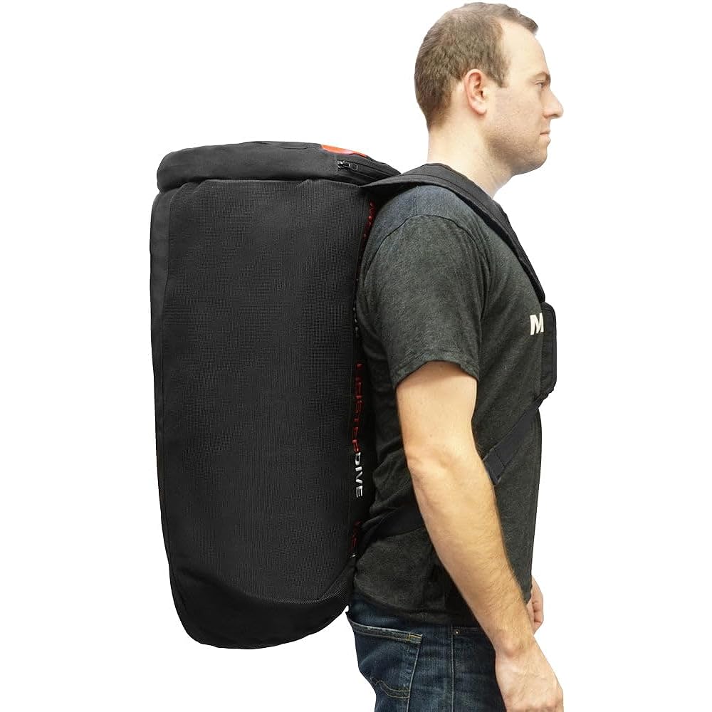 Genuine Meister Mesh Duffle Back Dive Bag with Dry Pocket for Scuba Snorkeling